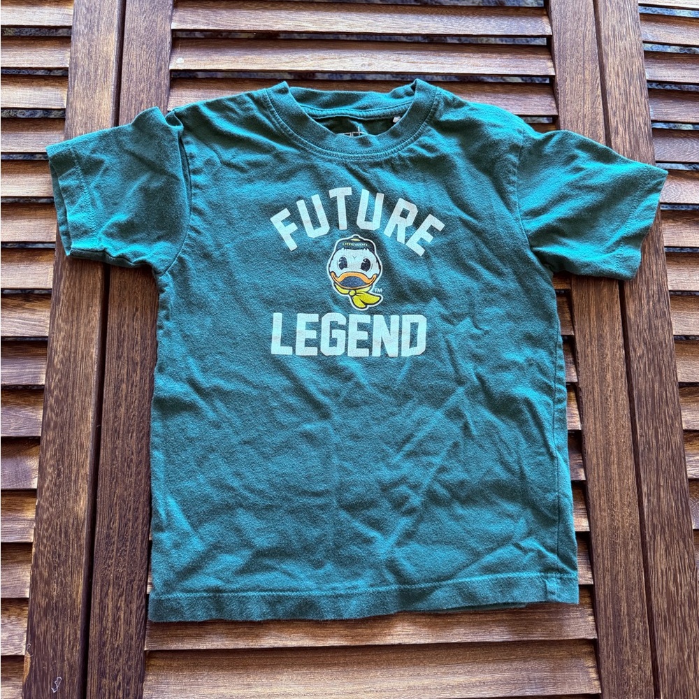 Forest Green University of Oregon Ducks 'Future Legend' Graphic Tee 4T Mascot